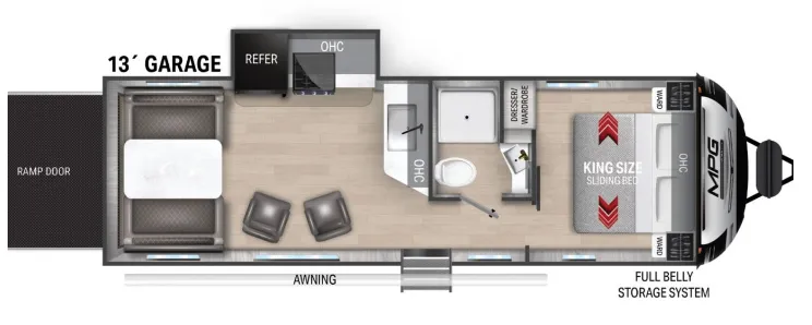 Cruiser RV MPG 2700TH floor plan