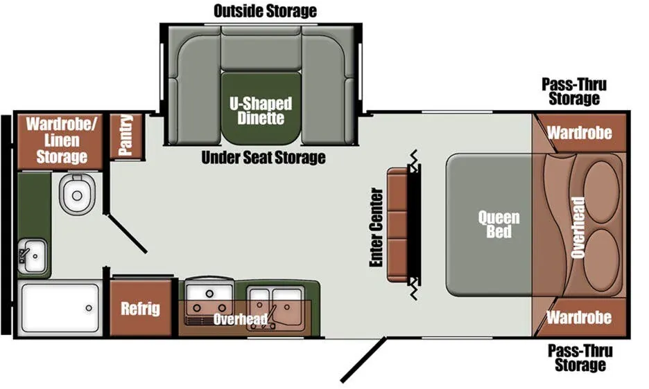 Gulf Stream Envision Signature 24RBS floor plan