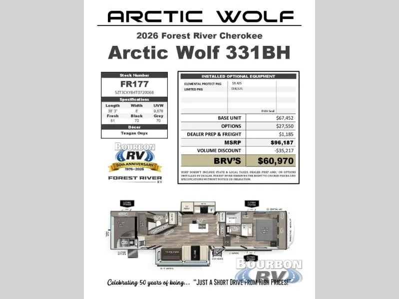 2026 Forest River Cherokee Arctic Wolf 331BH - Photo 4