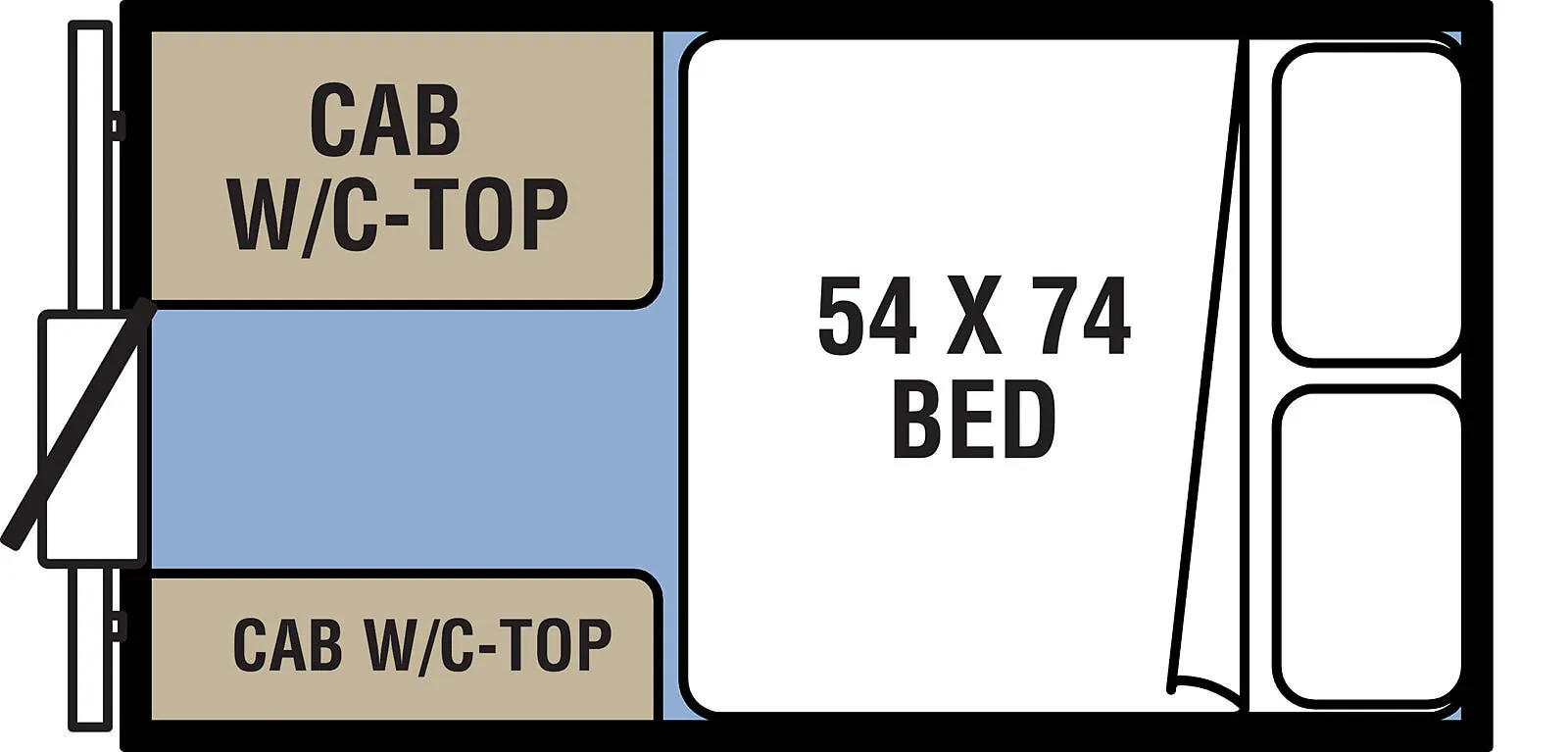 Coachmen Clipper Express 90 TD floor plan