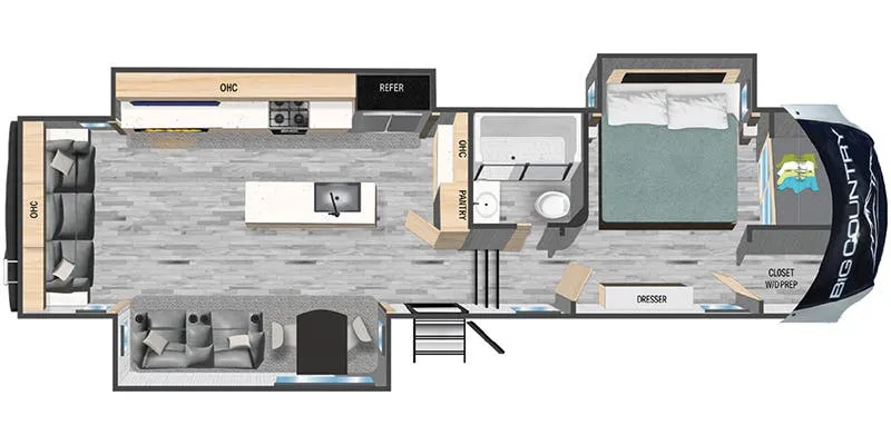 Heartland Big Country BC 3155 RLK floor plan
