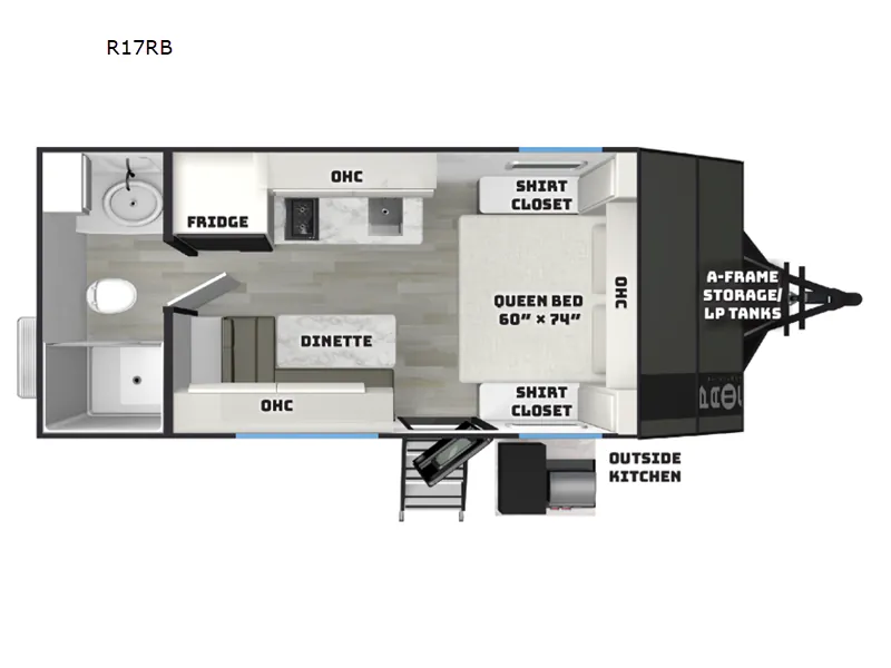 2026 Palomino Pause Restart Edition R17RB - Floor plan