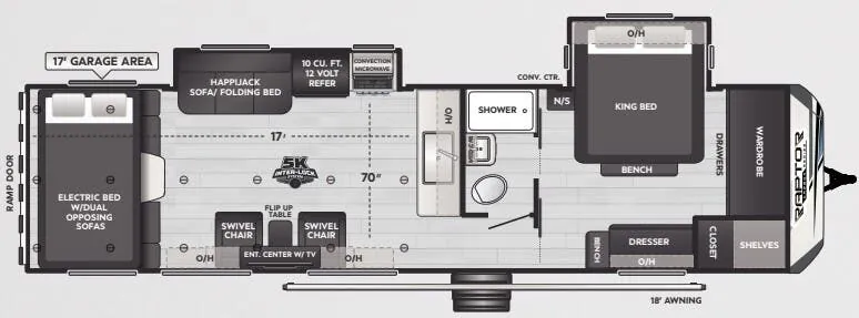 Keystone Carbon 32 floor plan