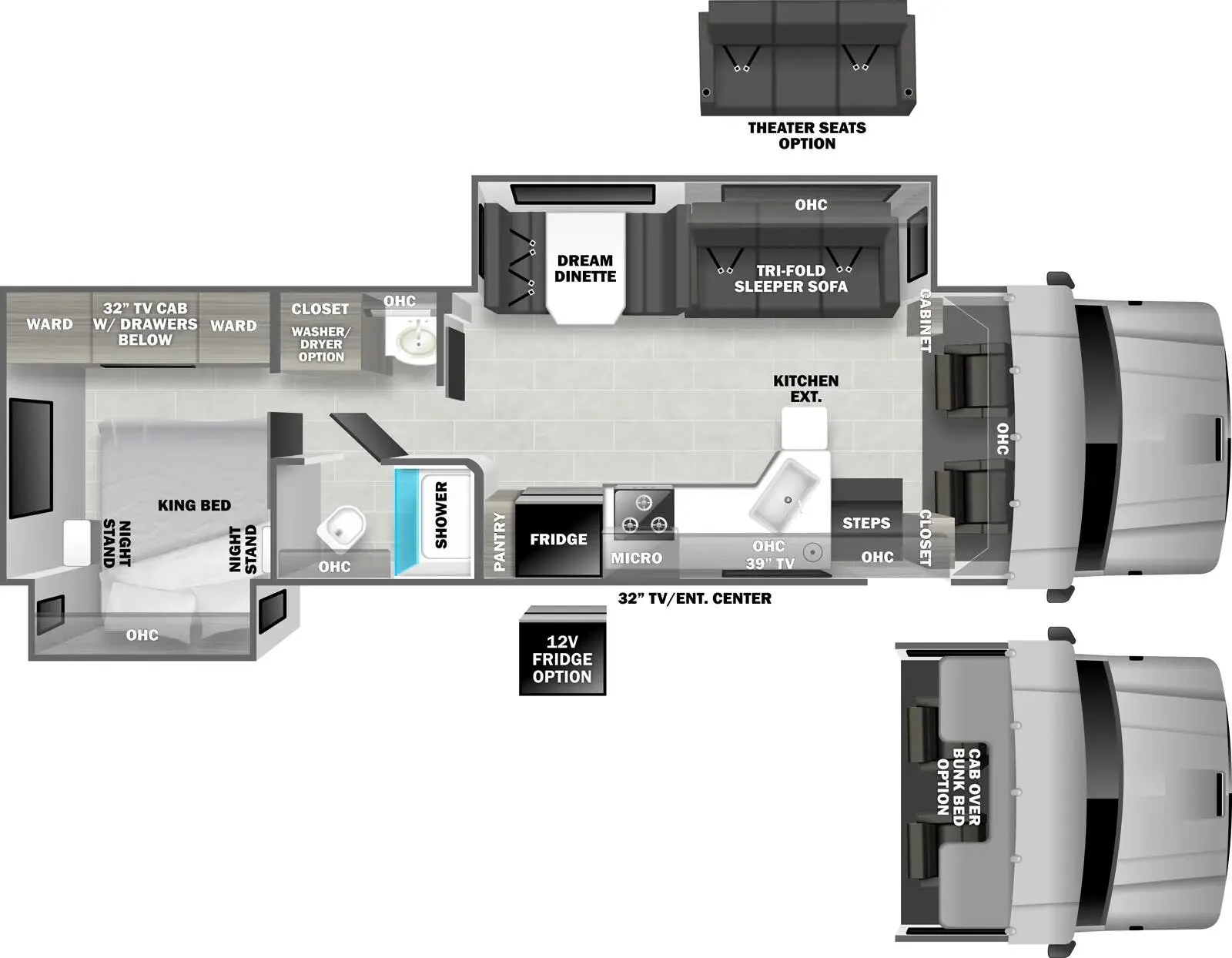 2026 dynamax Dx3 34KD - Floor plan