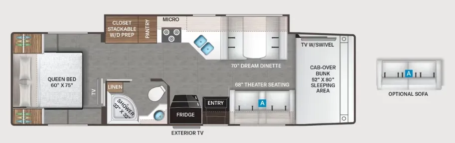 Thor Motor Coach Magnitude L35 floor plan