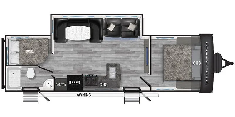 Heartland Trail Runner TR 270 BH floor plan