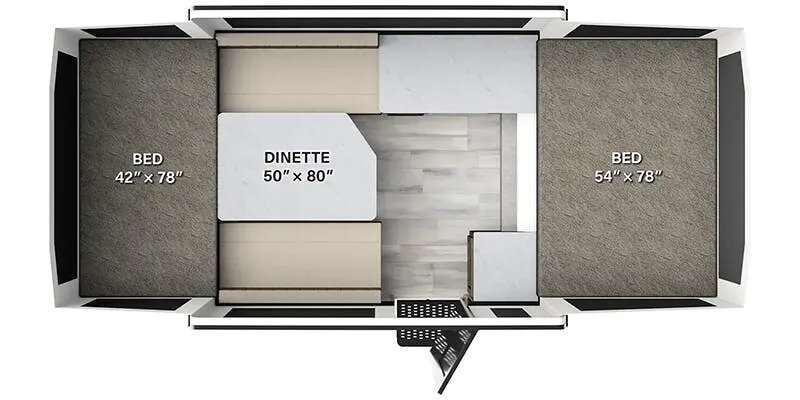 Forest River Flagstaff Off The Ground F14OTG floor plan