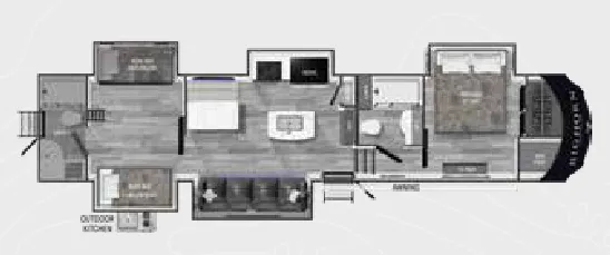 Heartland Bighorn Traveler 37DB floor plan