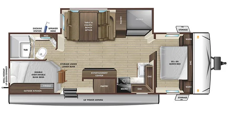 2025 Starcraft Super Lite 241BH floor plan