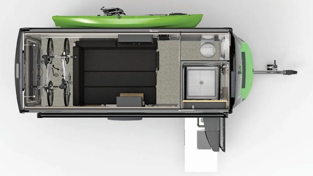 SylvanSport VAST Queen Bed w/ Gear floor plan