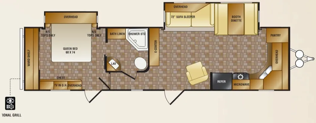 CrossRoads Zinger ZT33FK floor plan