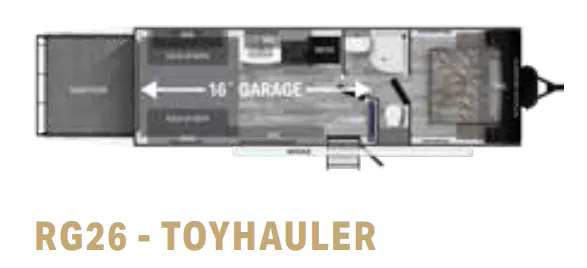 Heartland Pioneer RG26 floor plan