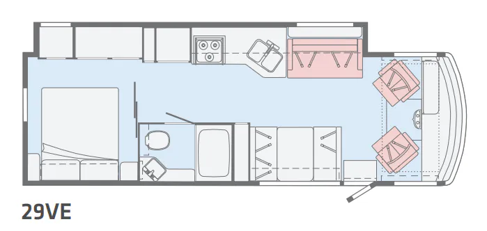 Winnebago Vista 29VE floor plan