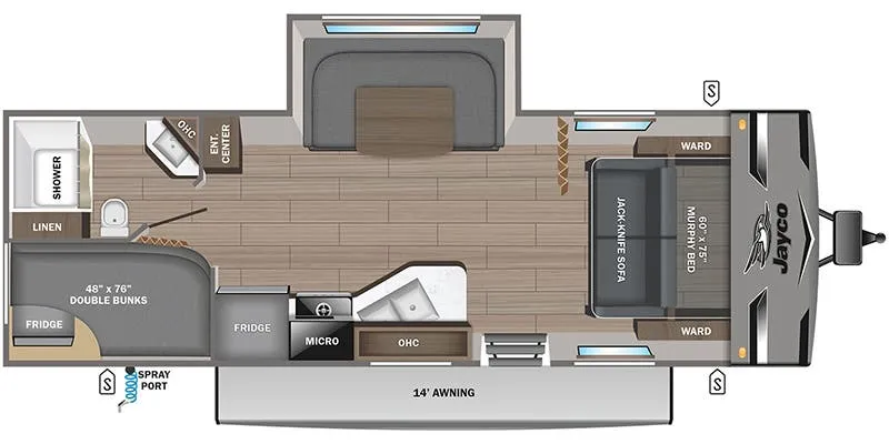 Jayco Jay Flight 235MBH floor plan