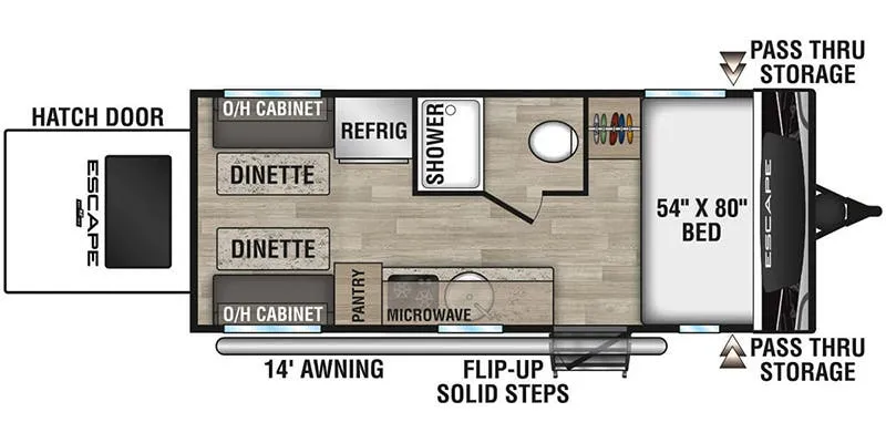 K-Z Escape E17 Hatch floor plan