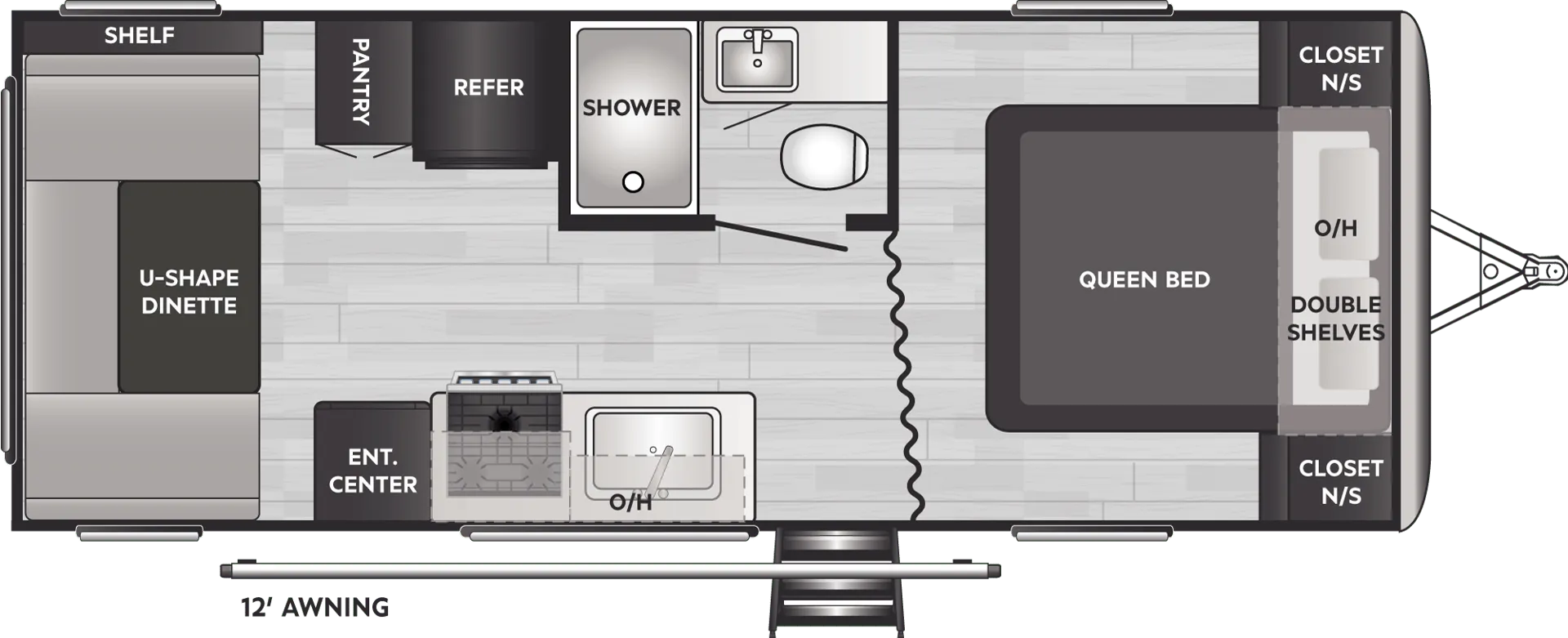 2024 Keystone Springdale 202QBWE - Floor plan