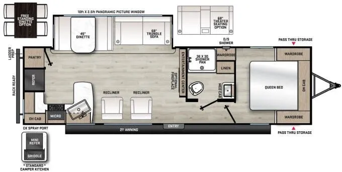 2026 Coachmen Catalina Legacy Edition 283RKS - Floor plan