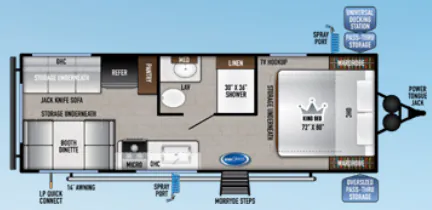 2022 East to West Silver Lake 20KRD - Floor plan