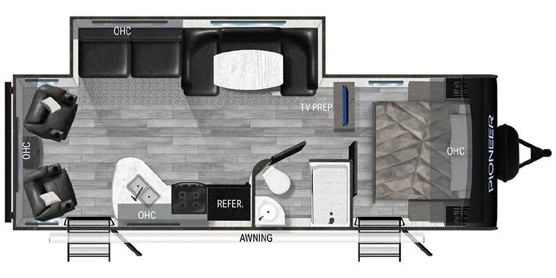 Heartland Pioneer PI RL 250 floor plan