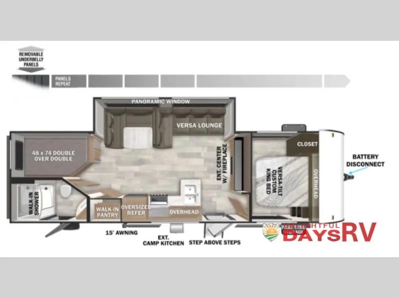 2025 Forest River Wildwood 263BHXL - Photo 3