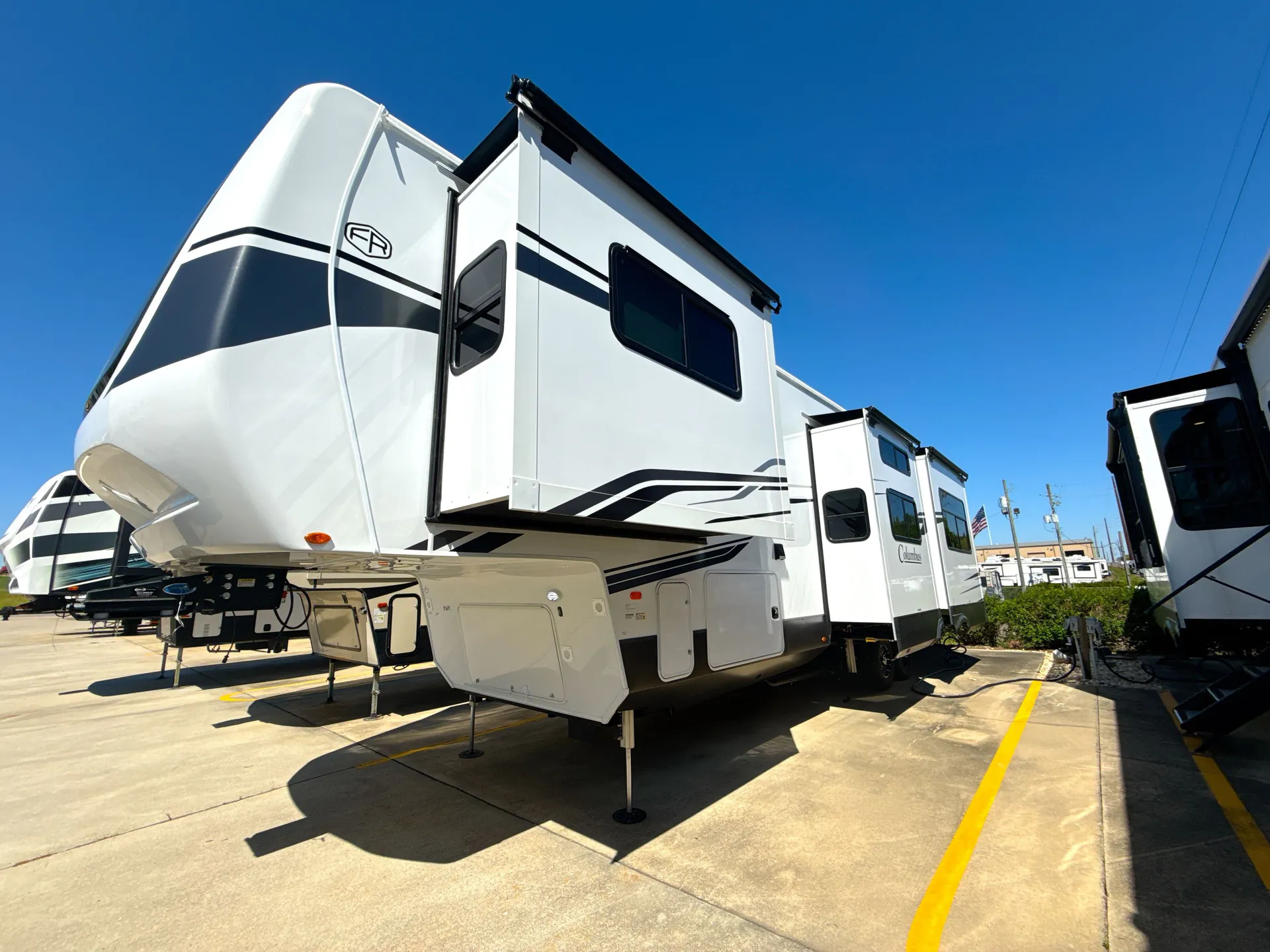 2026 Forest River Columbus 379MBL — off campside