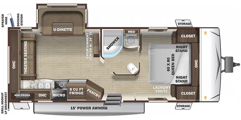 Highland Ridge Silverstar Lite ST2410RL floor plan