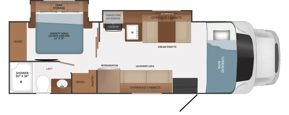 Fleetwood Altitude FS550 32AW floor plan