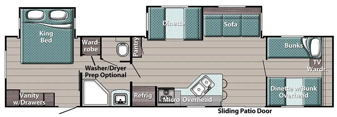 Gulf Stream Kingsport Supreme 36FRSG floor plan
