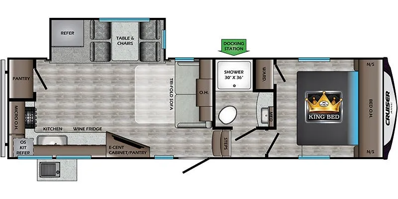 CrossRoads Cruiser Aire CR27MK floor plan