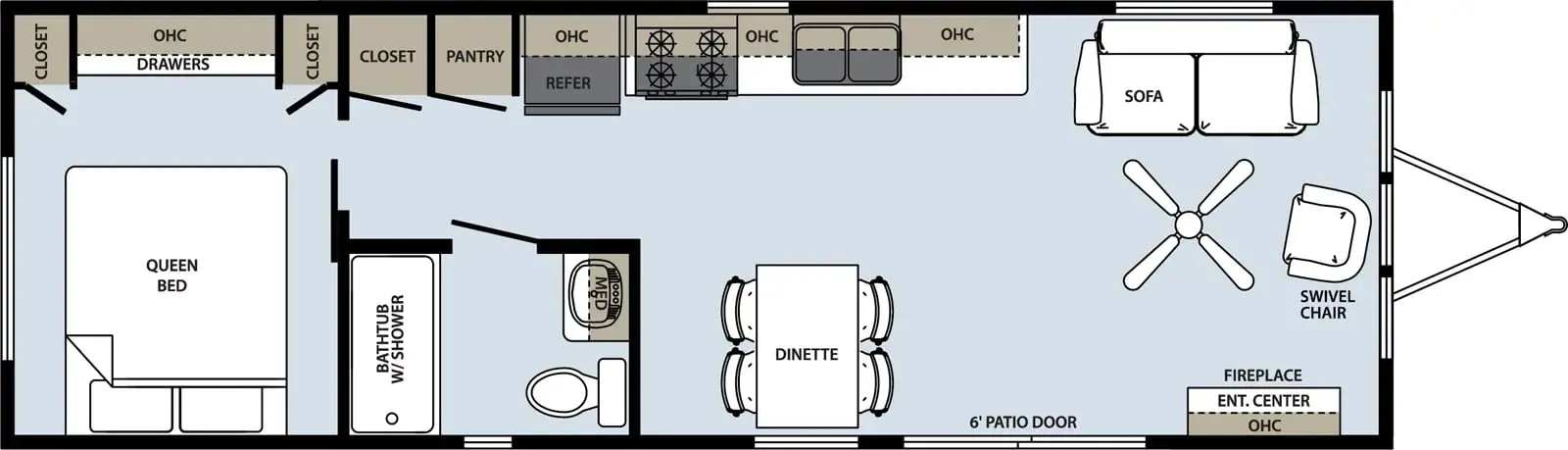 Forest River Quailridge Summit Canada 355FL-C-S floor plan