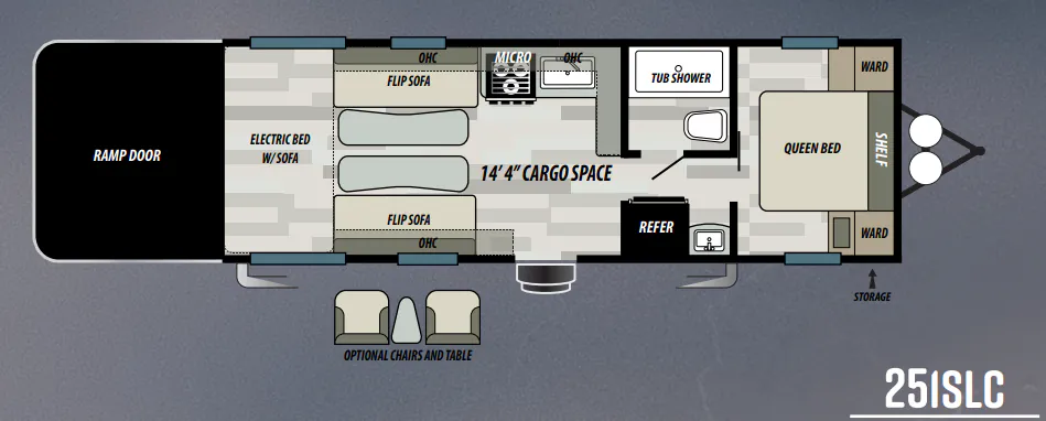 Forest River Sandstorm SLC 251SLC floor plan