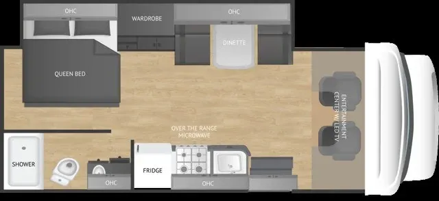 2027 NeXus RV Triumph Sport 24TS - Floor plan