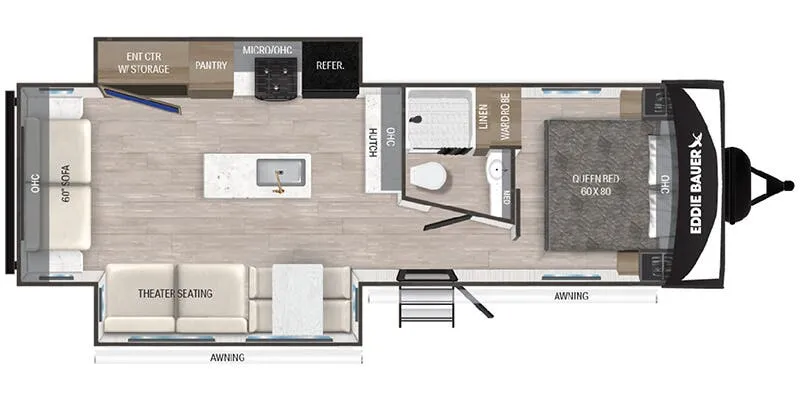 Heartland Eddie Bauer EBL 2900RL floor plan