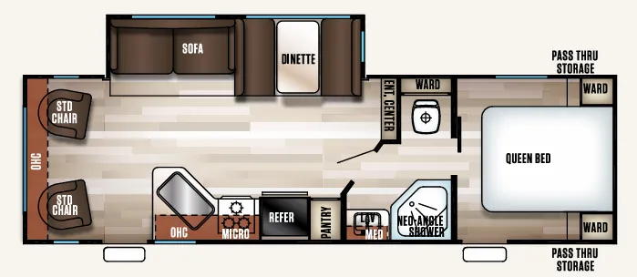 Forest River Cherokee 264L floor plan