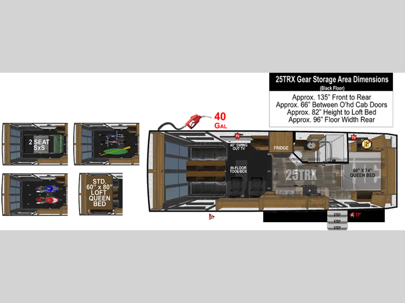 2026 Outdoors RV Trail Series MTN TRX Titanium Series 25TRX - Main photo
