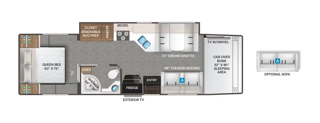 2027 Thor Motor Coach Magnitude Grand L35 floor plan