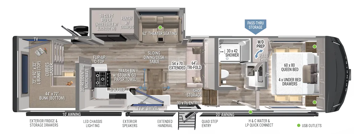 2026 Brinkley Model Z 2810 - Floor plan