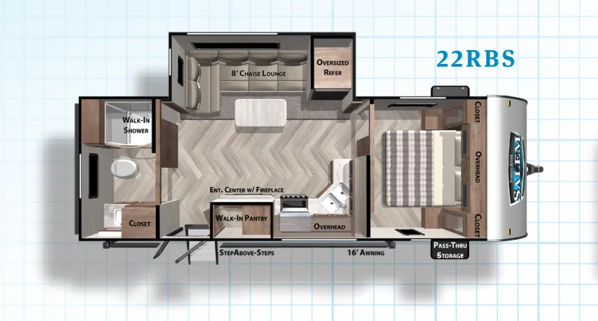 Forest River Salem 22RBS exterior