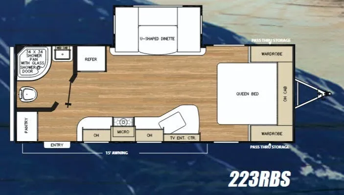 Coachmen Catalina Legacy Edition 223RBS floor plan