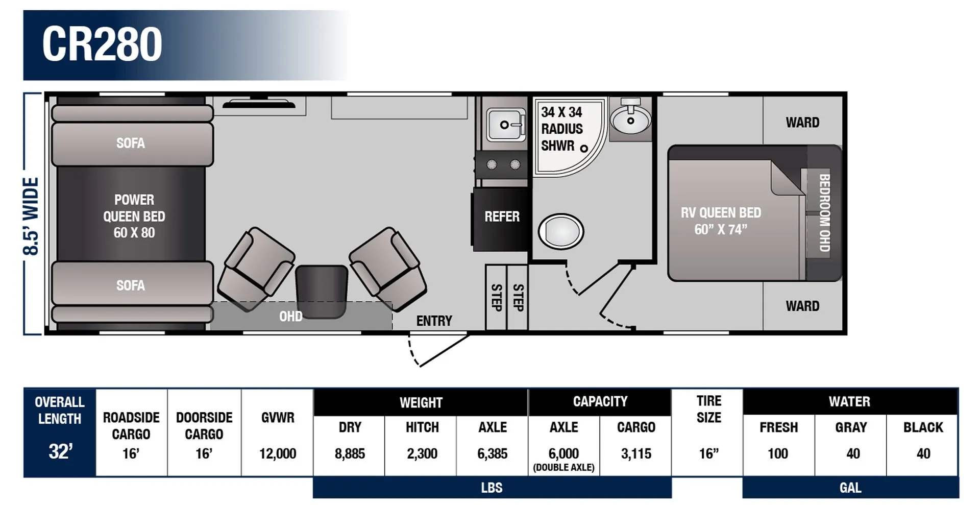 Genesis Supreme MFM Limited MCR280 floor plan