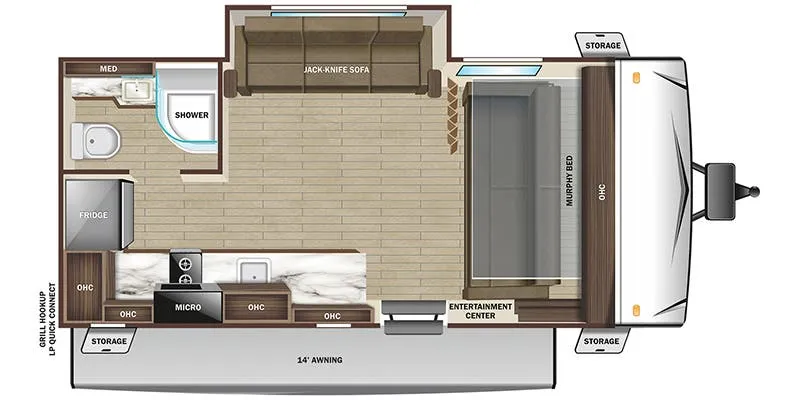 2024 Starcraft Super Lite Maxx 17MDS - Floor plan