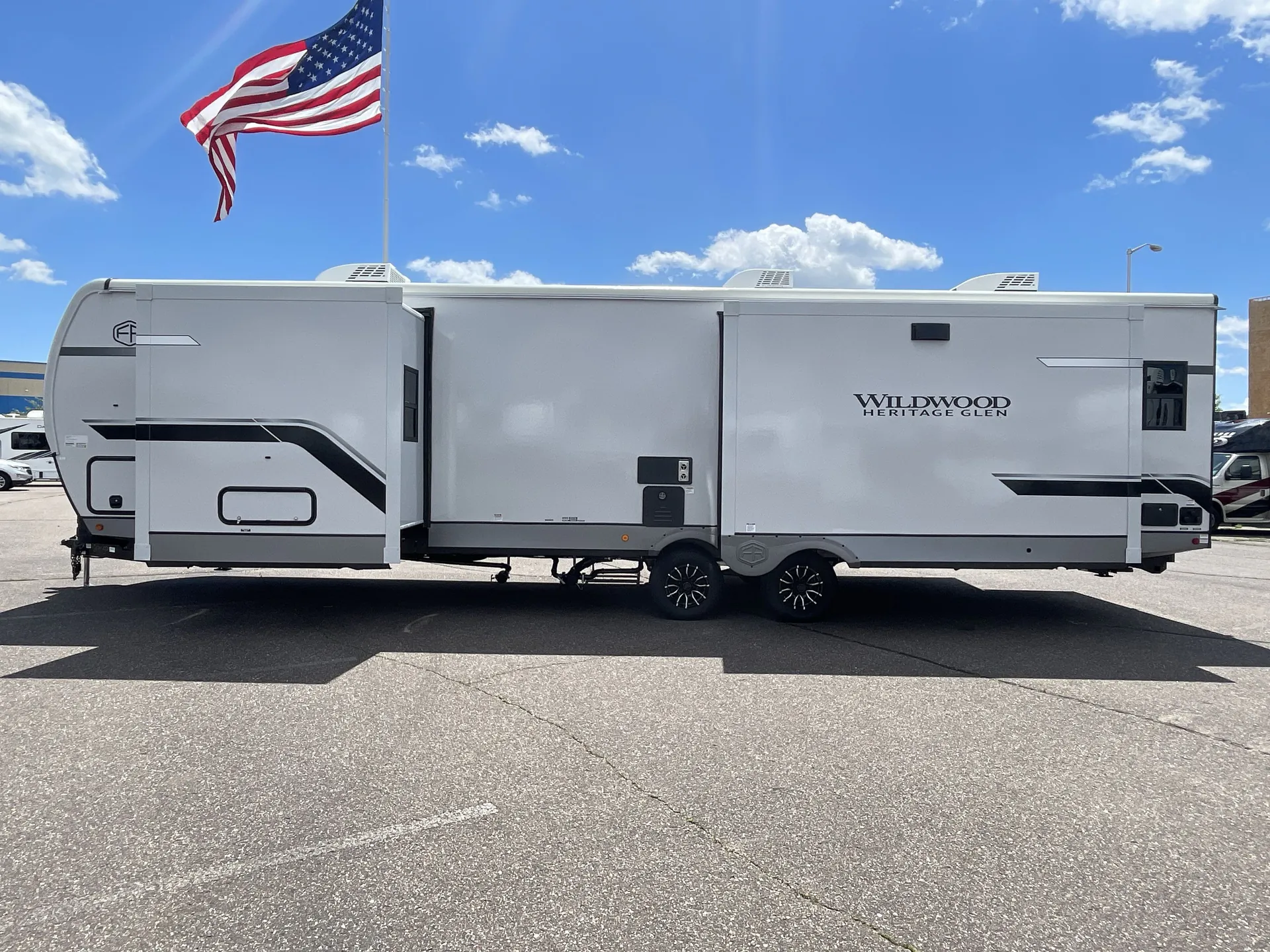 2027 Forest River Wildwood Heritage Glen 308RL — off campside