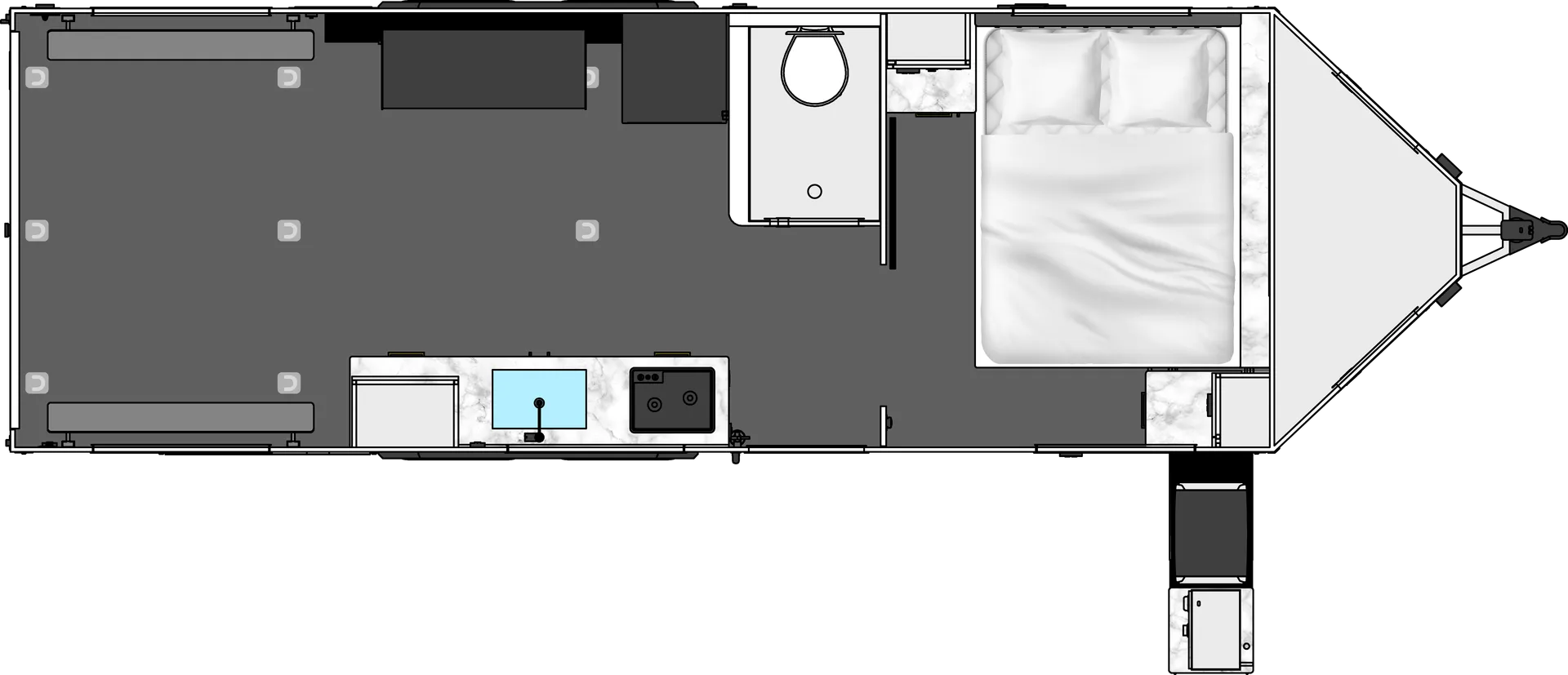 2026 inTech Black Wing 830 X - Floor plan