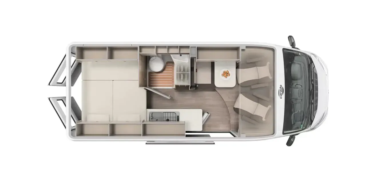 Carado CV-Series CV600 floor plan