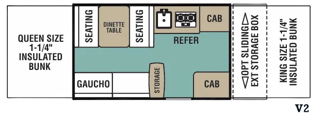 Forest River Viking V-Trec V2 floor plan