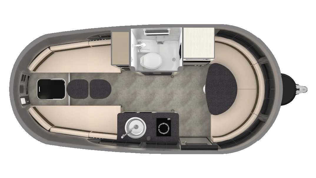 Airstream Basecamp Xe 20XE floor plan