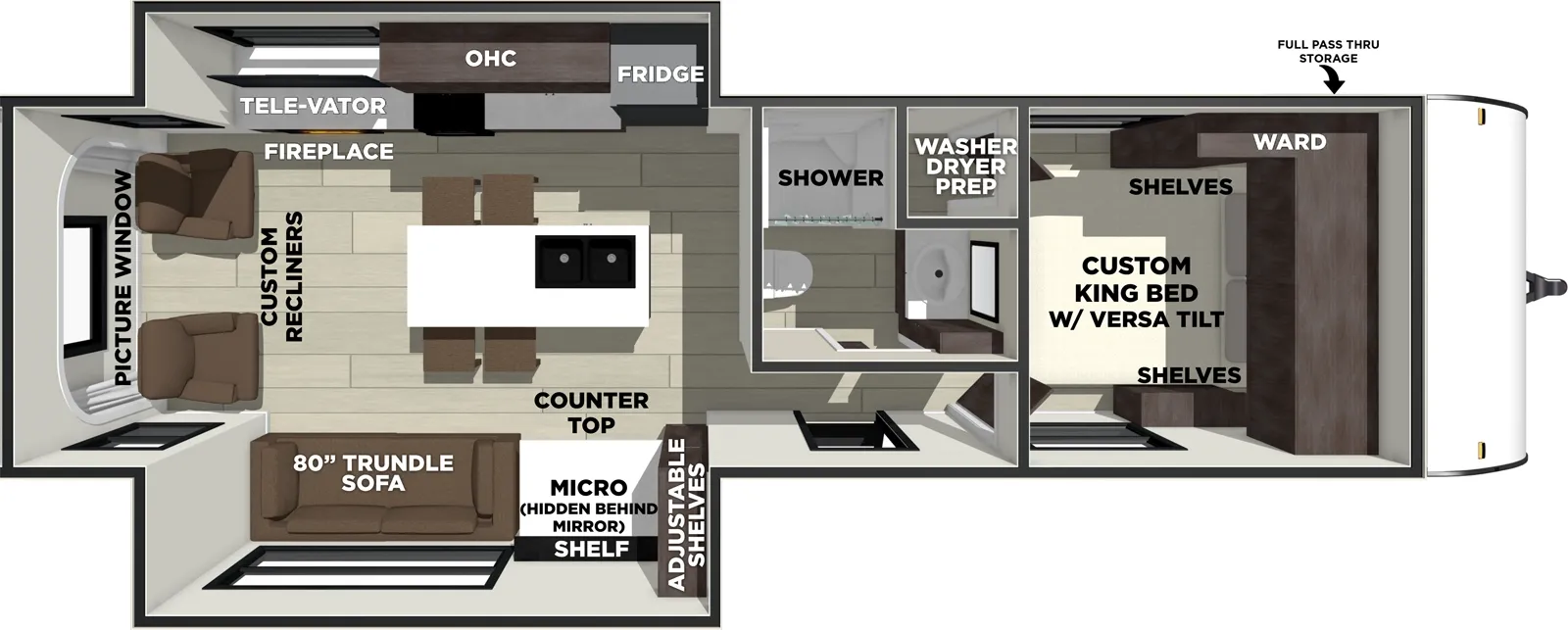 2026 Forest River Salem 270ZEN - Floor plan