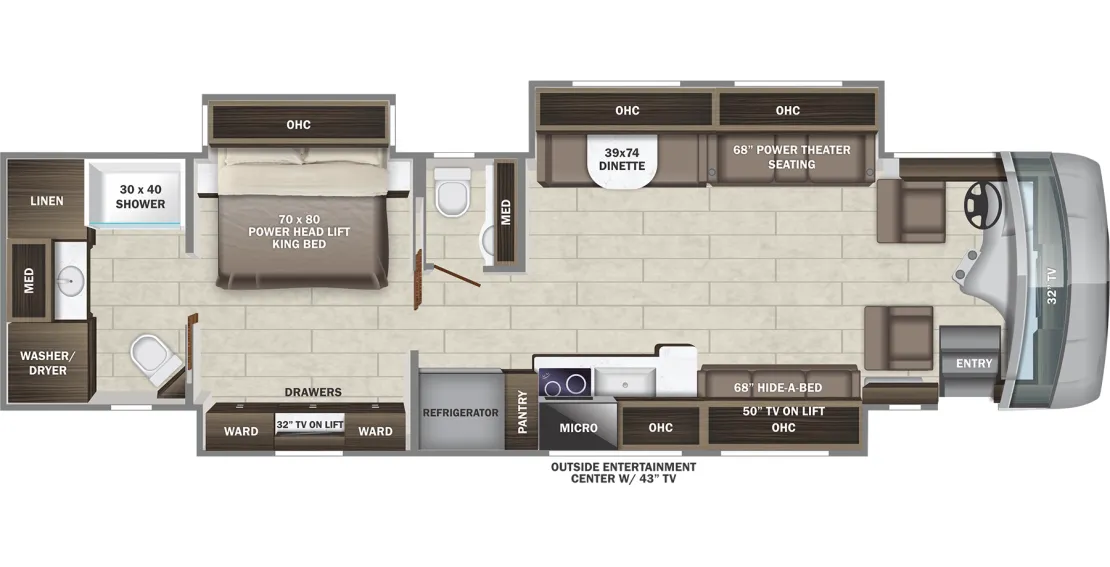 Entegra Coach Reatta XL 39T2 floor plan