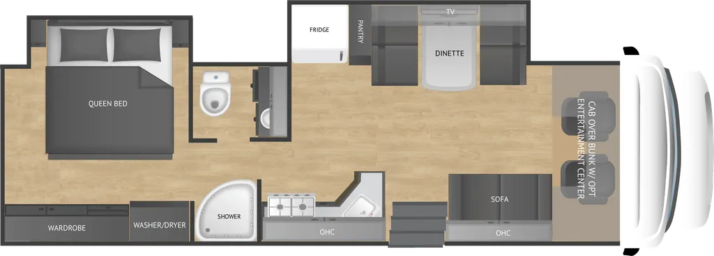 2025 NeXus RV Verrado 32S floor plan