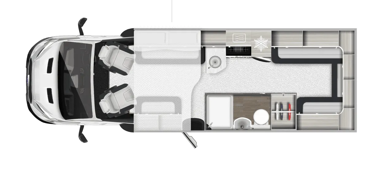 Auto-Trail F-Line F72 floor plan